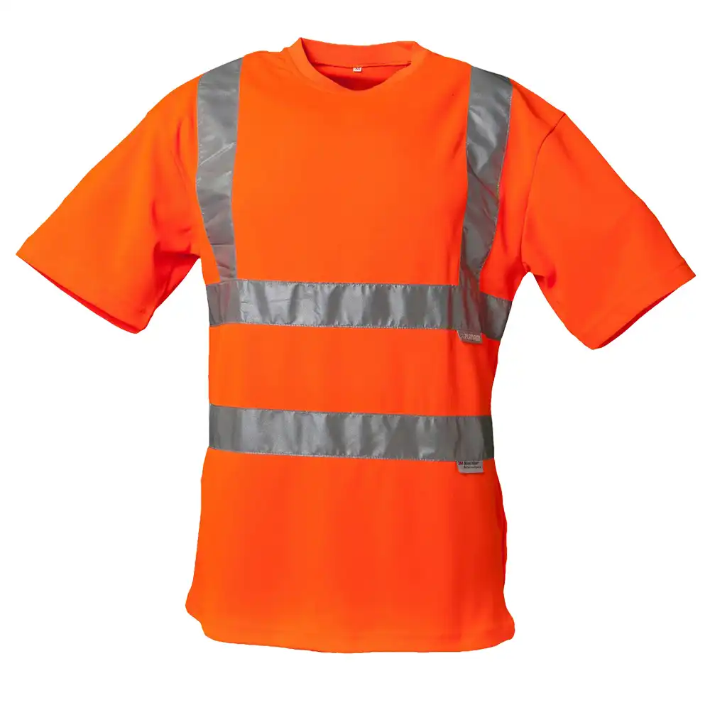 Warnschutz T-Shirt "UNI" in uni orange, L - Bild 1