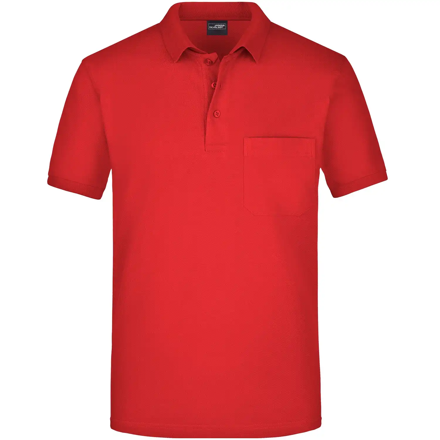 Pocket Polo-Shirt "JN922" in red, 3XL - Bild 1