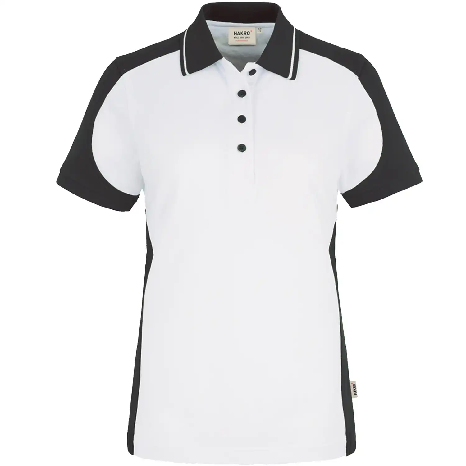 Damen Polo-Shirt "CONTRAST PERFORMANCE" 239 in XL, Weiß - Bild 1