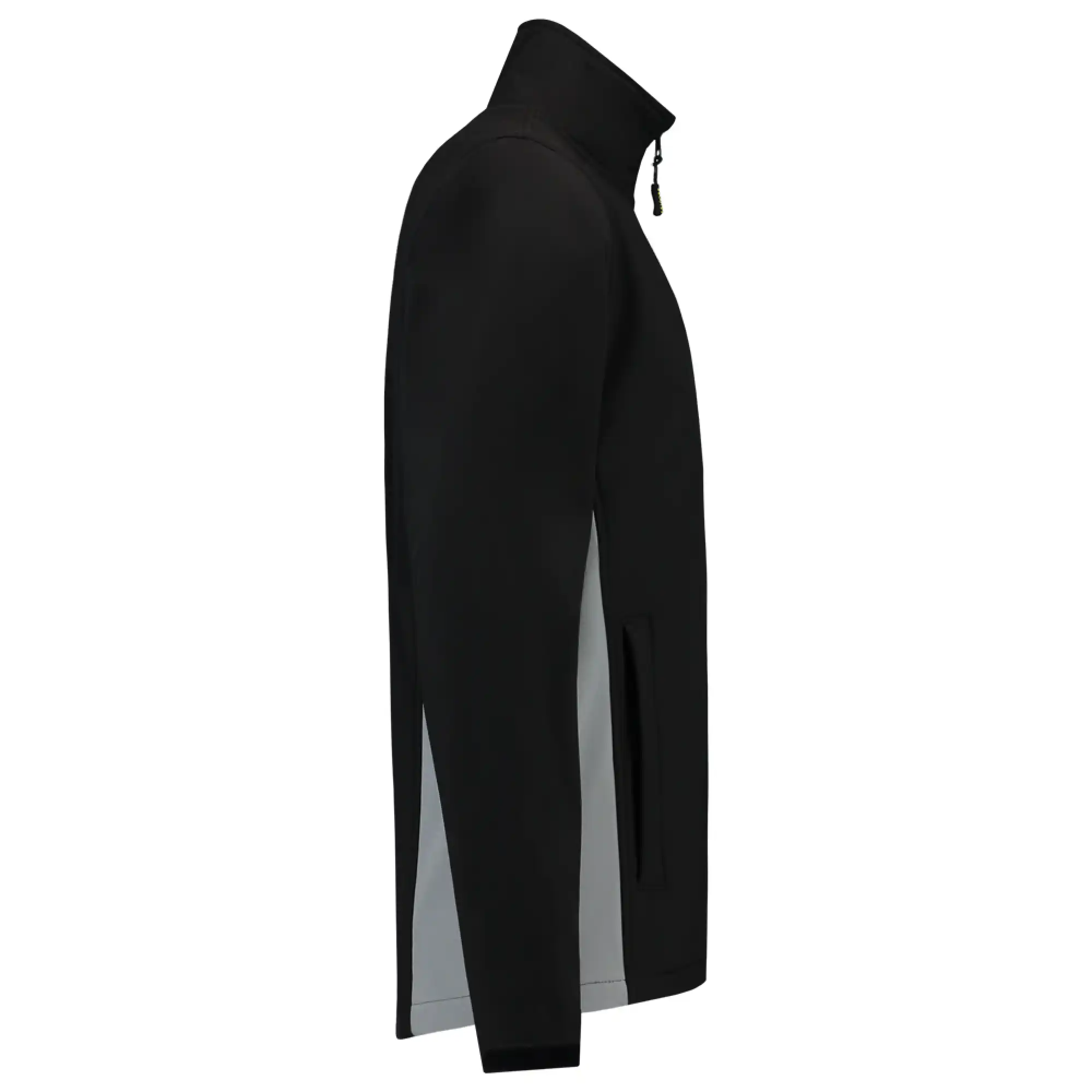 Softshelljacke Bicolor "402002" Workwear in black/grey, XS - Thumbnail 4
