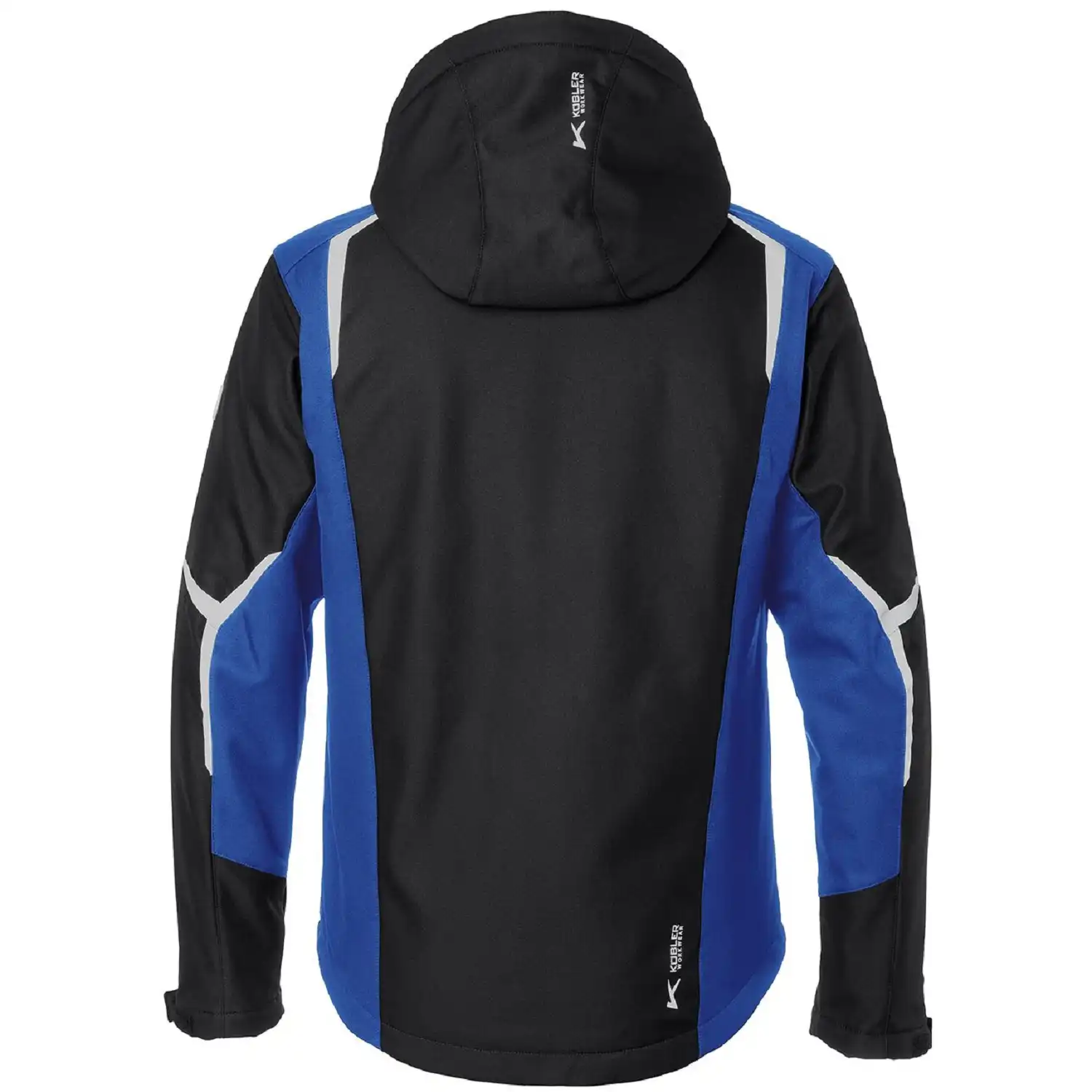 Winter Softshell Jacke BODYFORCE in schwarz/kornblau, 3XL - Thumbnail 2