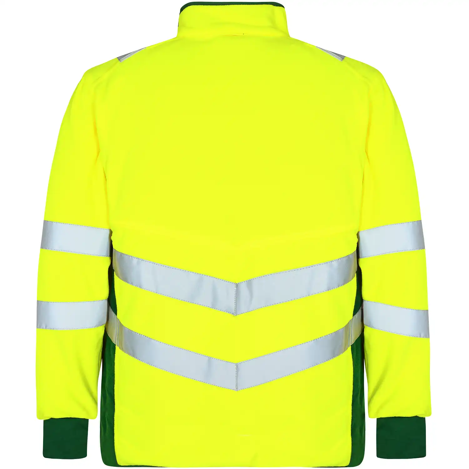 Warnschutz Fleece-Jacke "1192-236" Safety Kl. 2 in gelb/grün, XL - Thumbnail 2