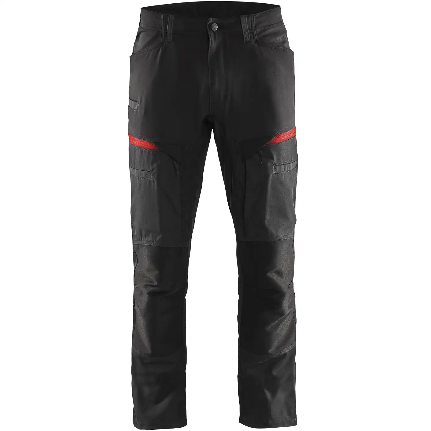 Servicehose "1456" in schwarz/rot, C146 - Thumbnail 1