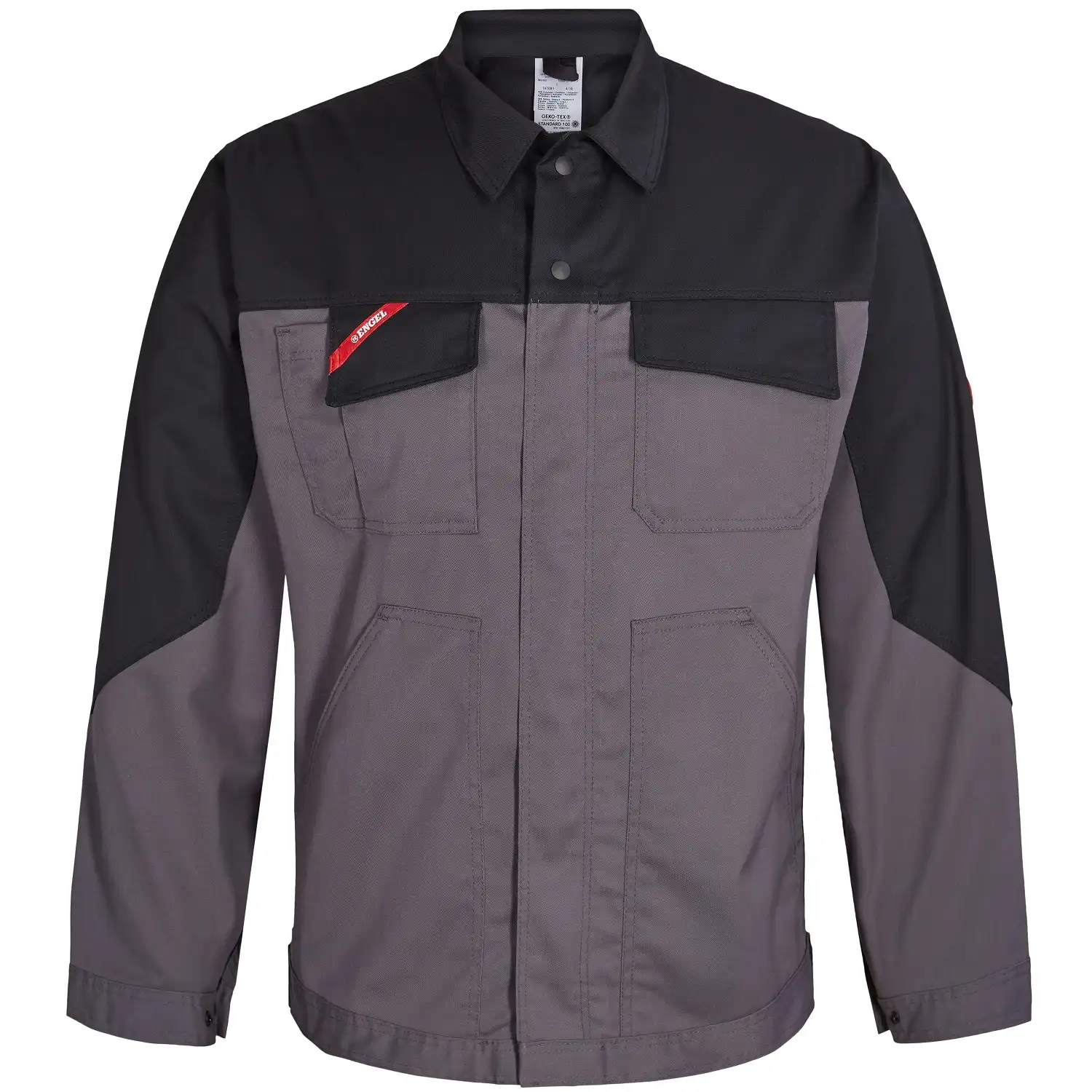 Bundjacke "1680-217" Enterprise in grau/schwarz, L - Bild 1