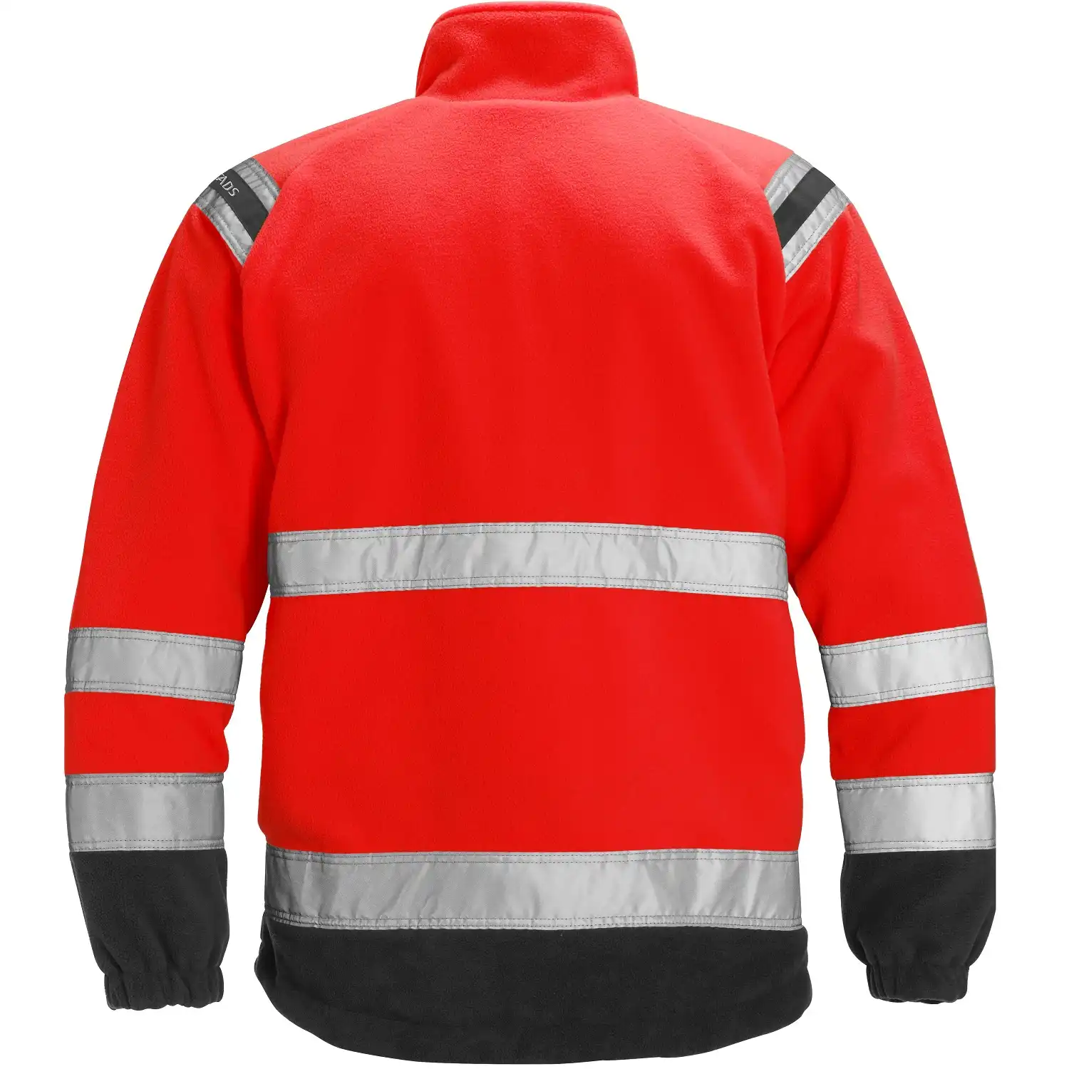 Warnschutz Fleecejacke "4041 FE" in rot/schwarz, L - Thumbnail 2