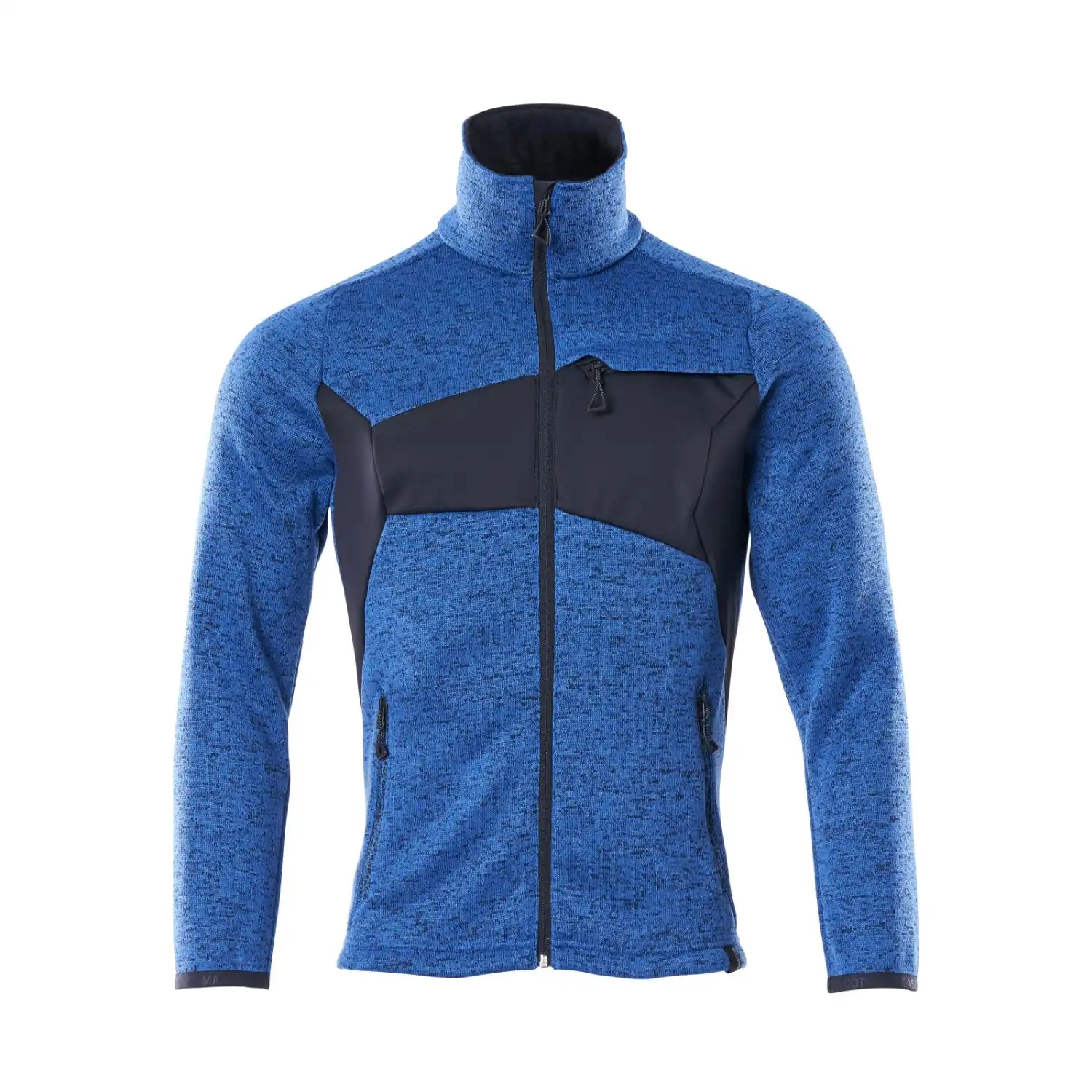 Strickjacke "ACCELERATE" in azurblau/schwarzblau, XS - Thumbnail 1