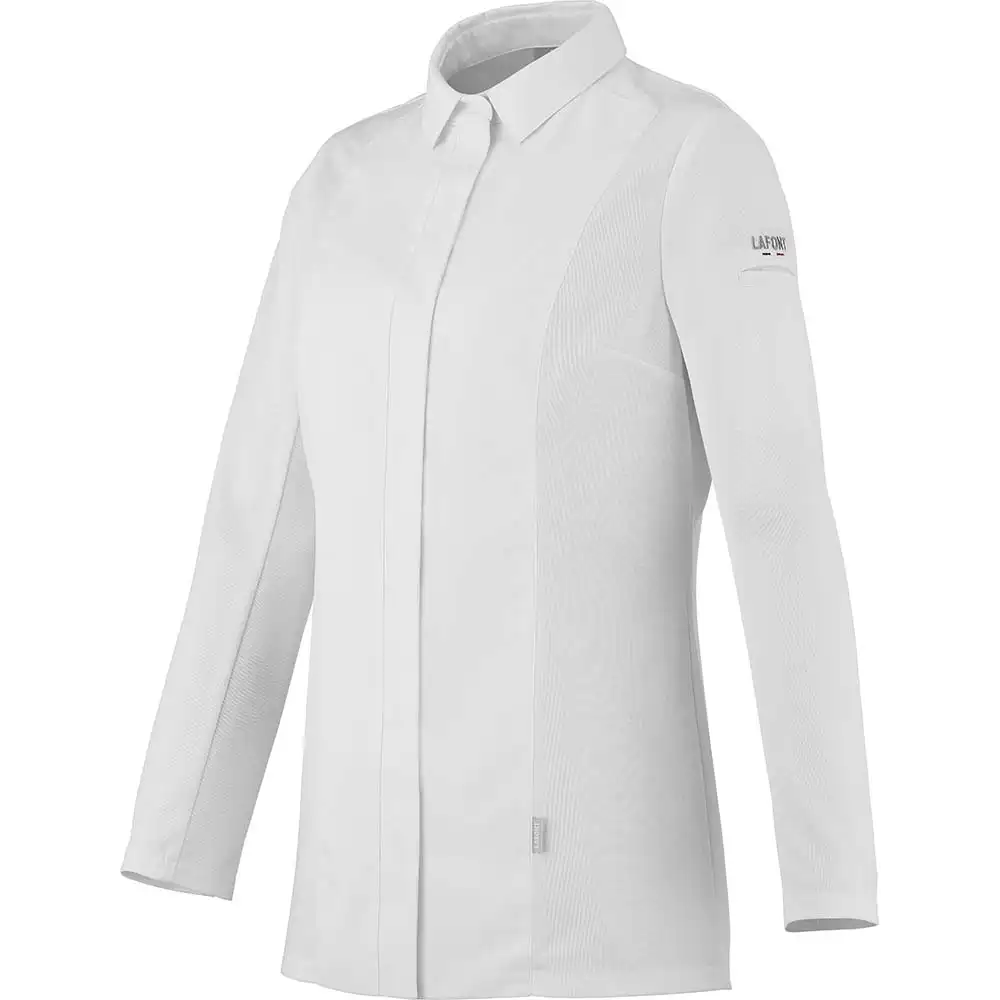 Damen Kochjacke "CHIVES2" in S, Weiß - Thumbnail 2