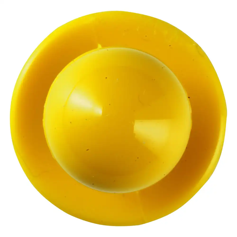Kugelknöpfe "02/417" Unifarben | 5 x 12 Stk. in gelb - Bild 1