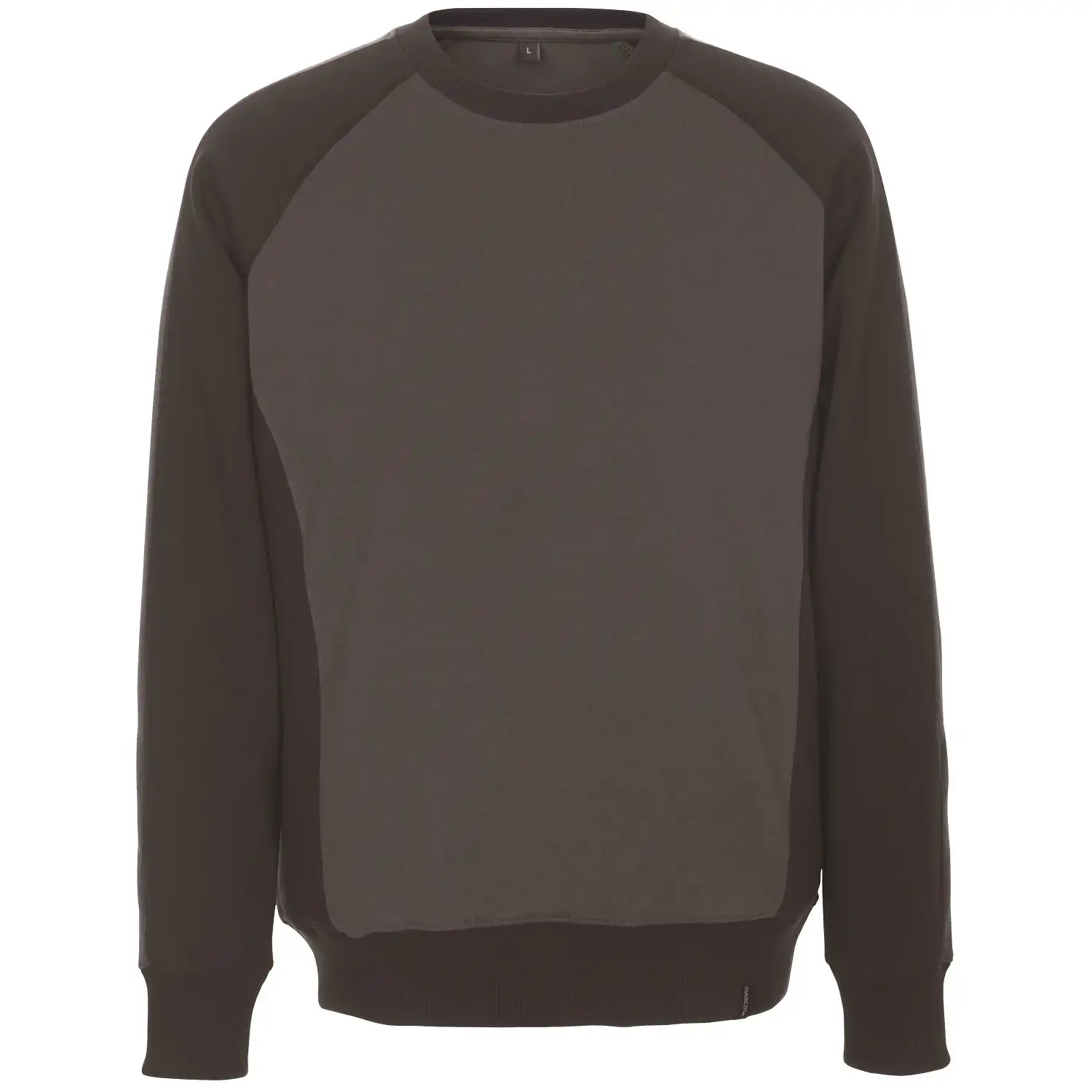 Sweatshirt "WITTEN" Unique in dunkelanthrazit/schwarz, L - Bild 1