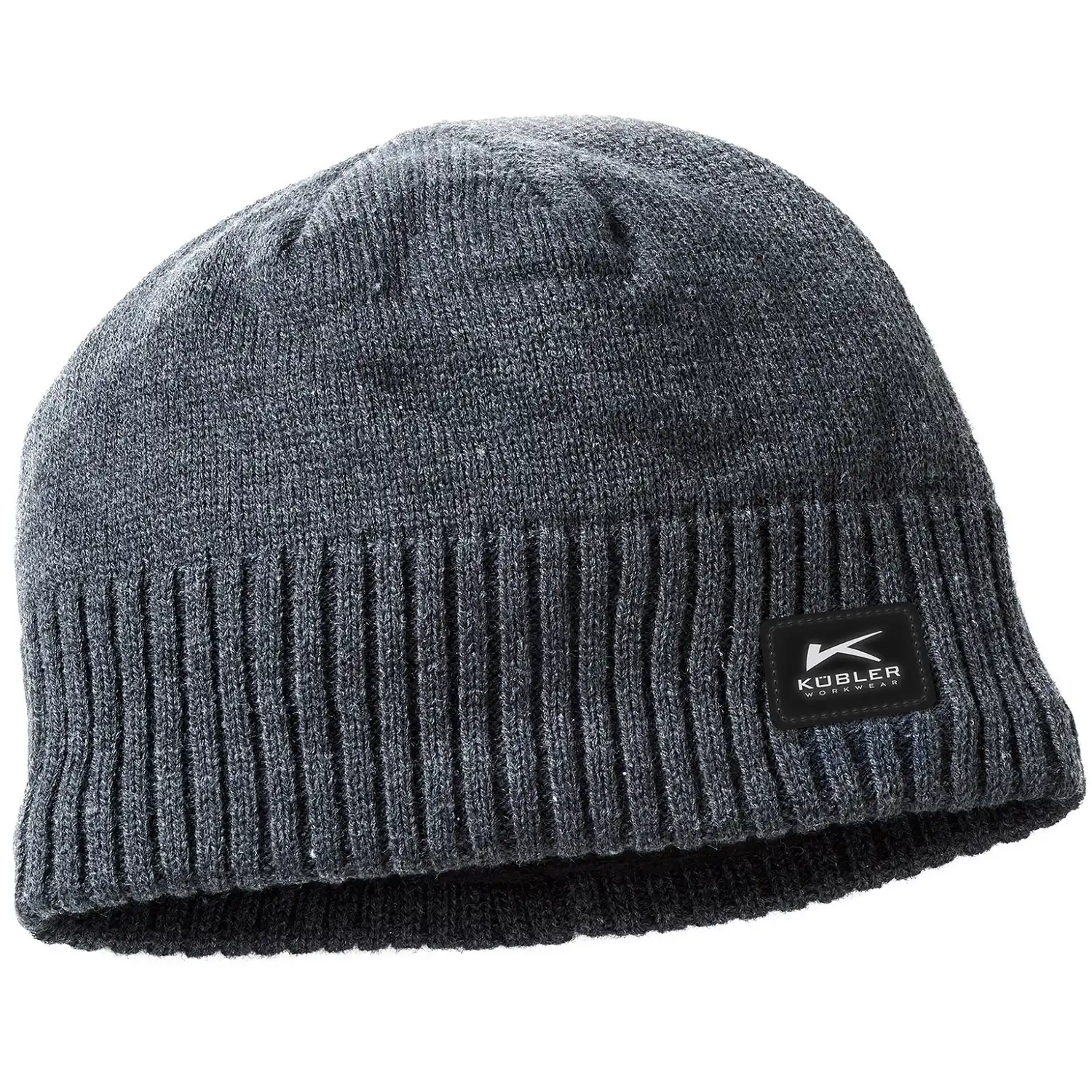 Strickmütze mit Fleecefutter Anthrazit - Bild 1