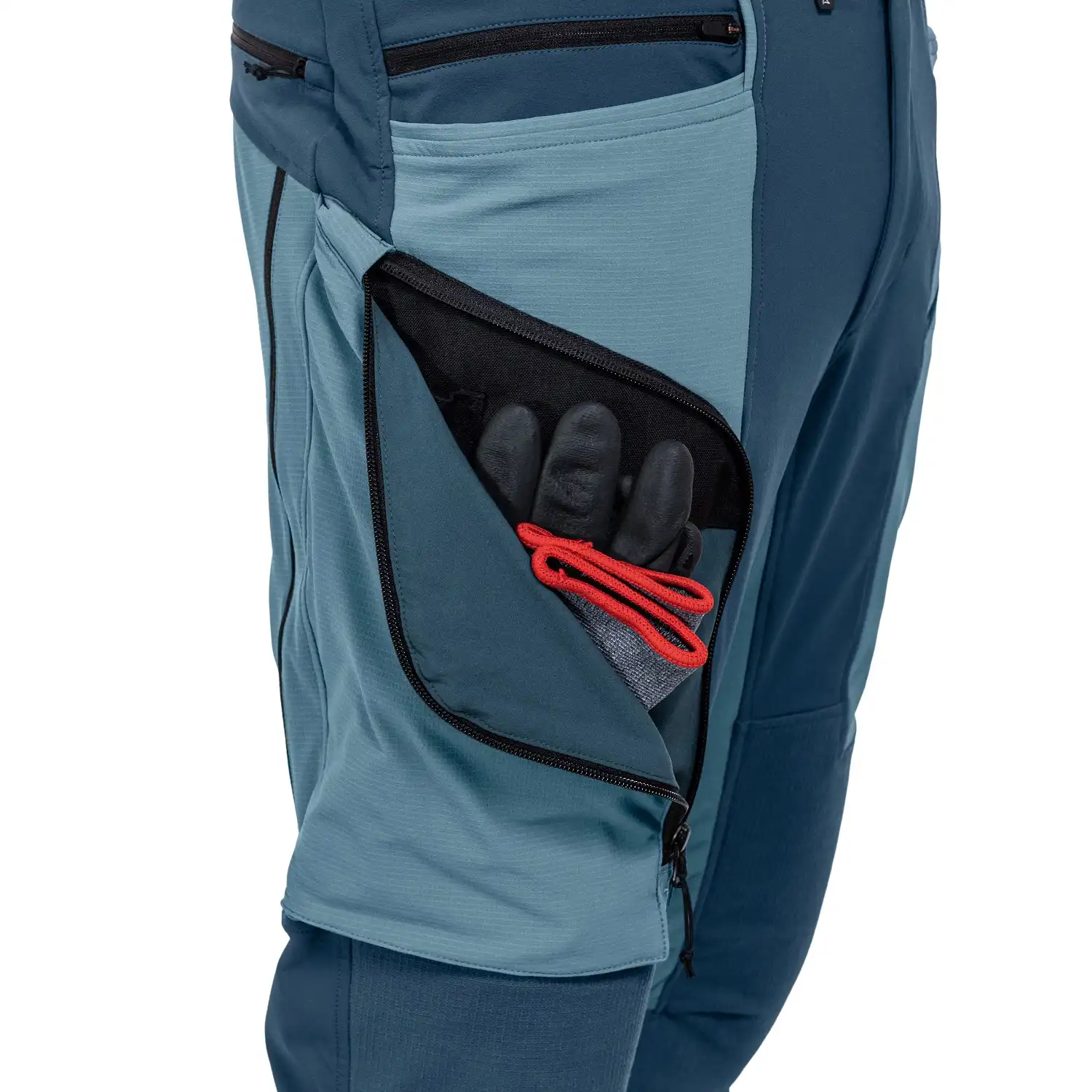 Stretch-Bundhose "MASCHINE" in 25, Blau - Thumbnail 4