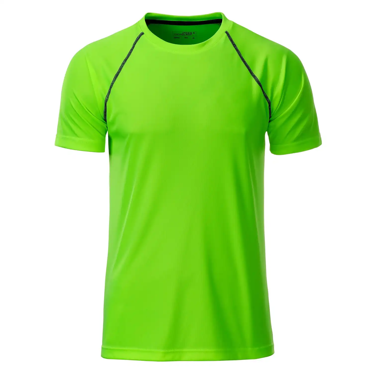 Funktions-Tshirt "JN496" in bright-green/black, XL - Bild 1