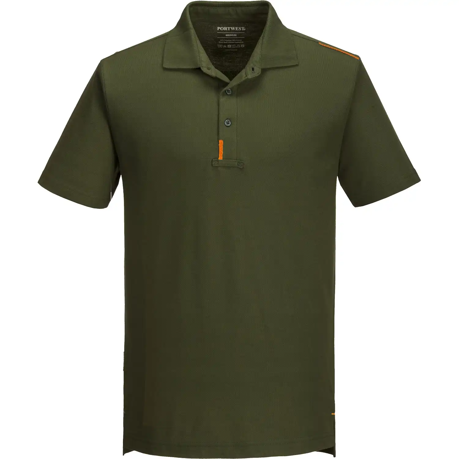 Polo-Shirt "T720" WX3 in olive, L - Thumbnail 1
