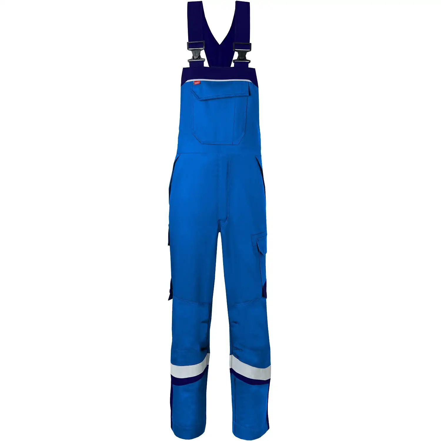 Multinorm Latzhose "20291" 5safety Image+ in kornblau/marine, 48 - Bild 1