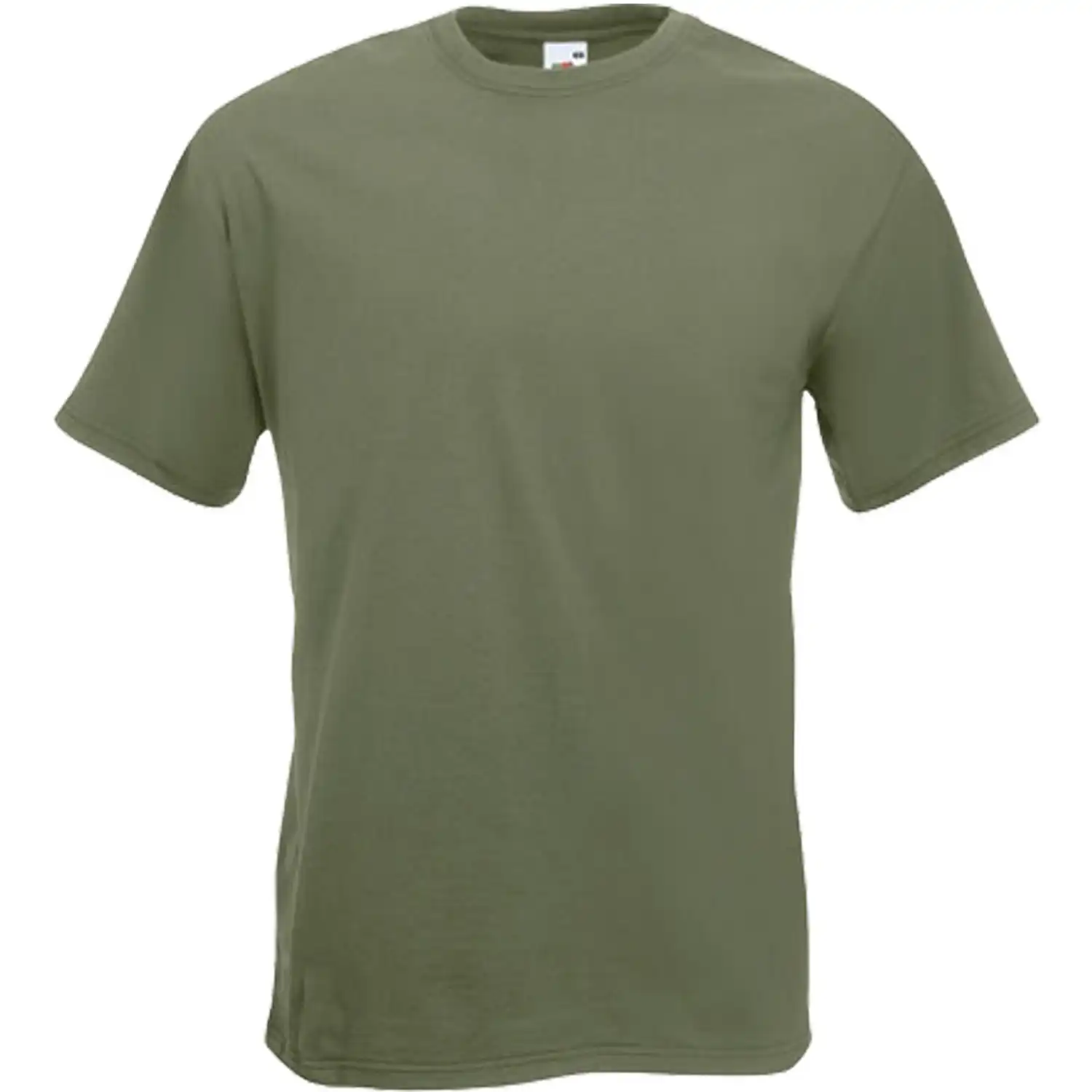 T-Shirt "F181" 100% Baumwolle Super Premium in classic olive, L - Bild 1