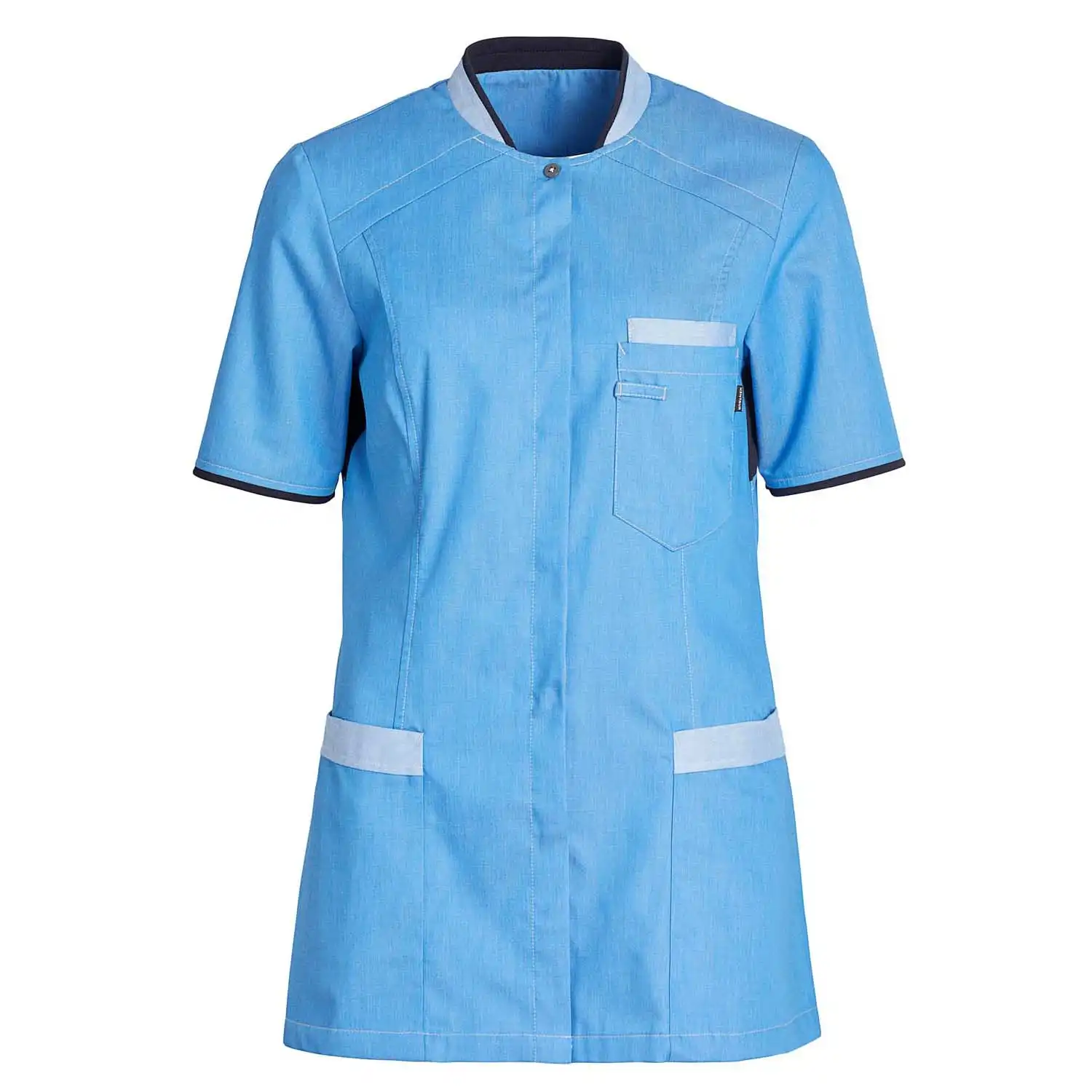 Damen Kasack "15415" in Blau, L - Thumbnail 1
