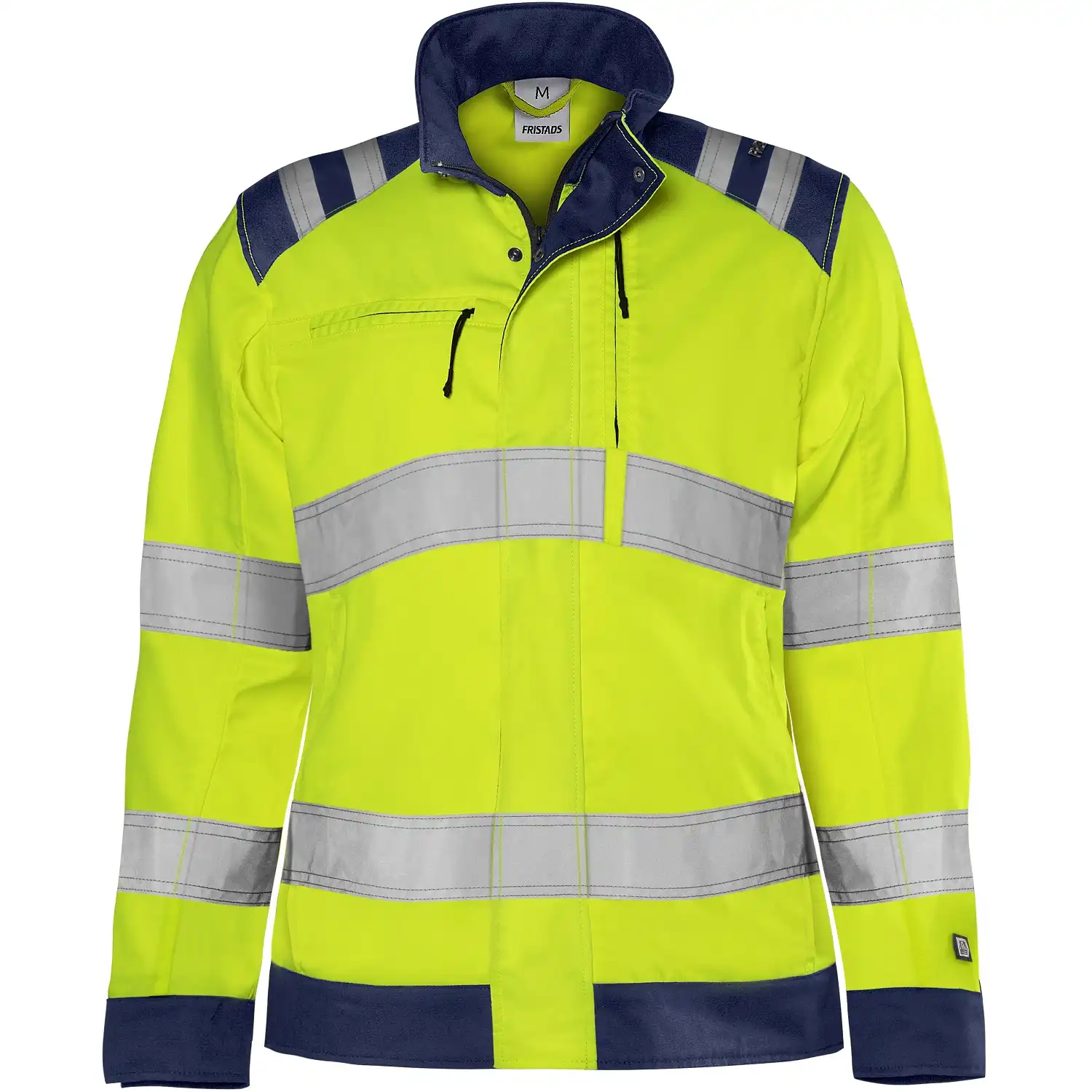 Damen Warnschutz Bundjacke "4068 GPLU" Green Trofta in gelb/marine, L - Thumbnail 1