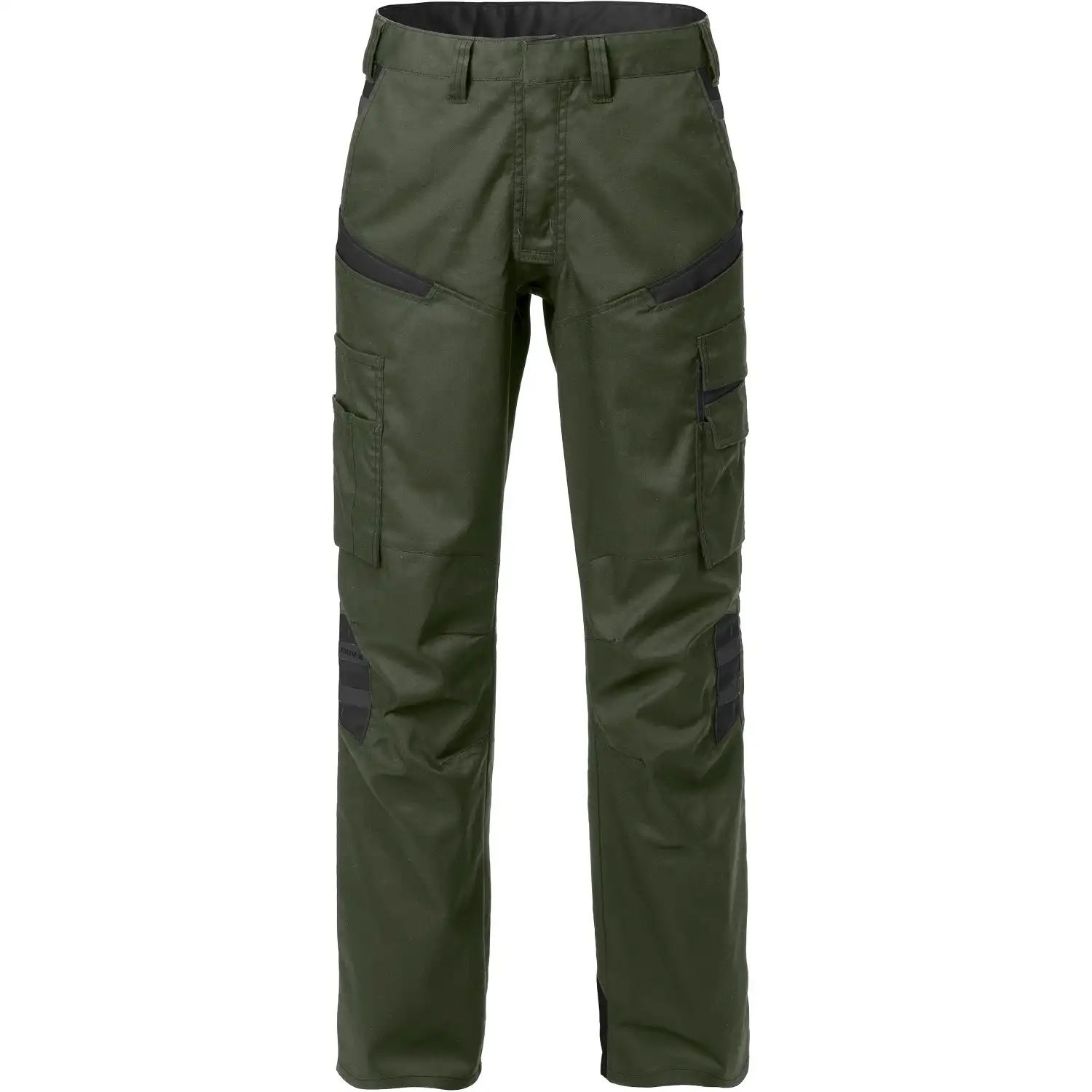 Damen Servicehose "2554 STFP" Fusion Skarup in armygrün/schwarz, R34 - Thumbnail 1