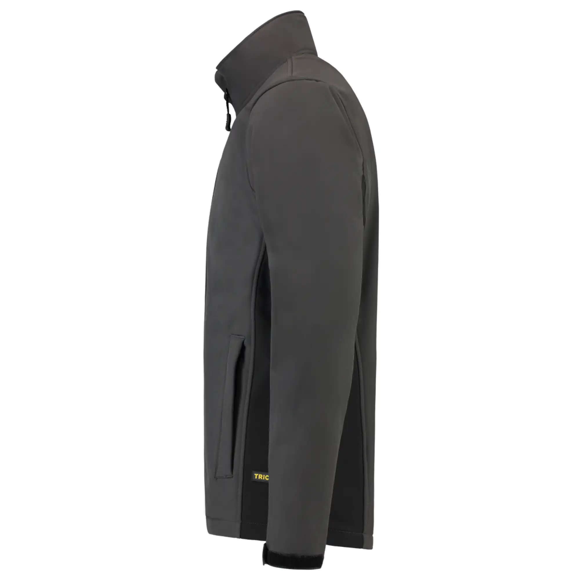 Softshelljacke Bicolor "402002" Workwear in XS, dark grey/black - Thumbnail 3