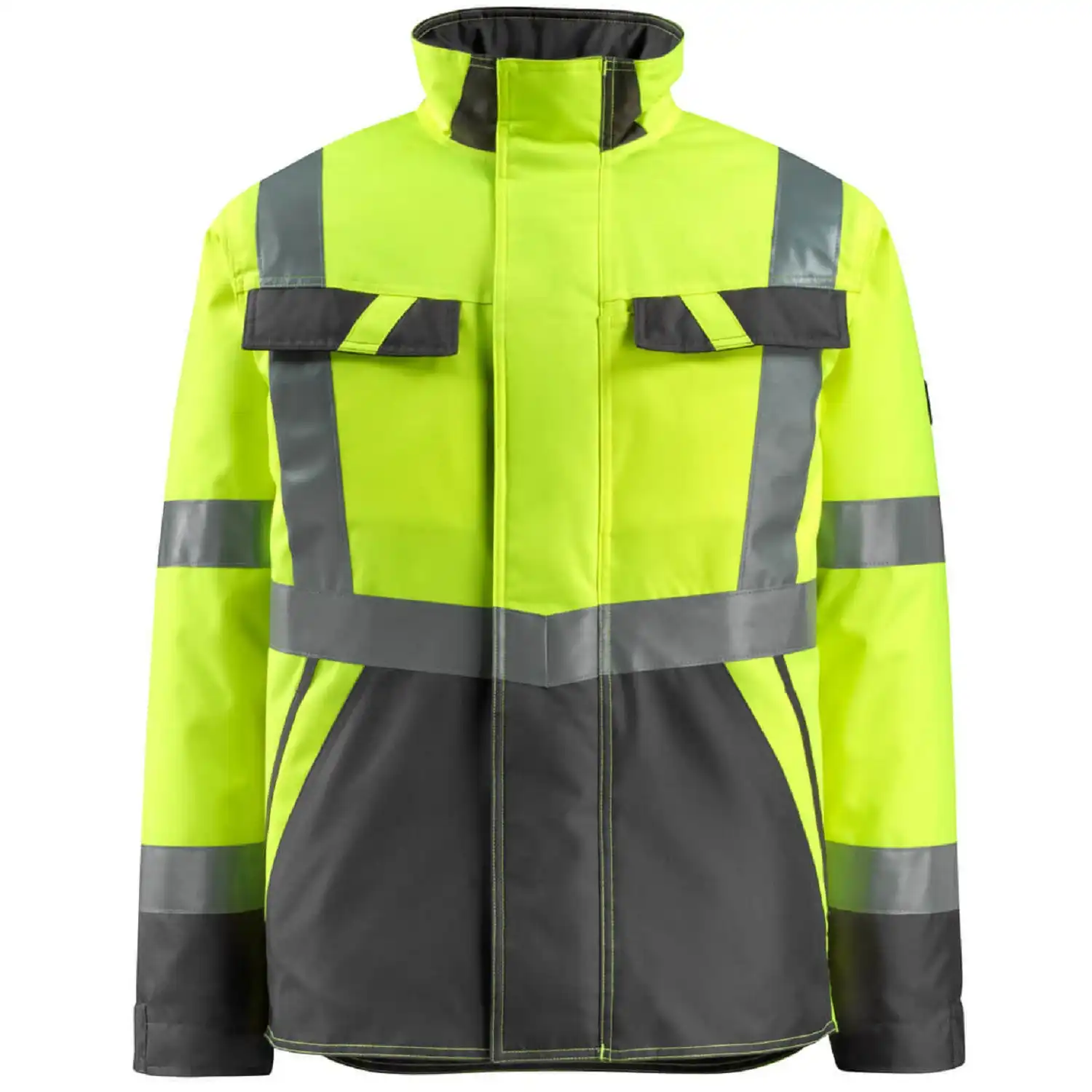 Warnschutz Pilotjacke "PENRITH" Safe Light in warngelb/anthrazit, XL - Bild 1