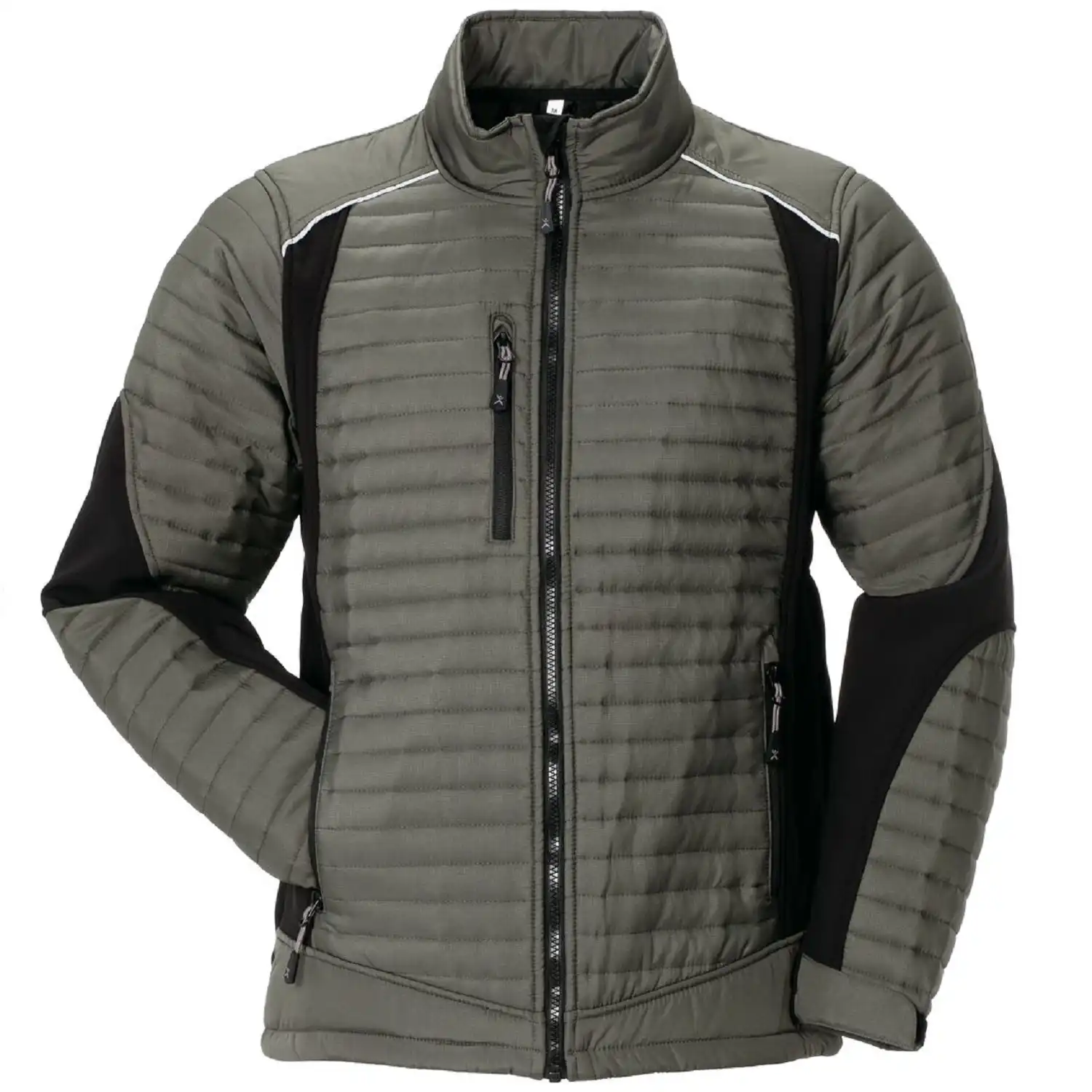 Steppjacke "AIR" Outdoor in grün/schwarz, 4XL - Bild 1