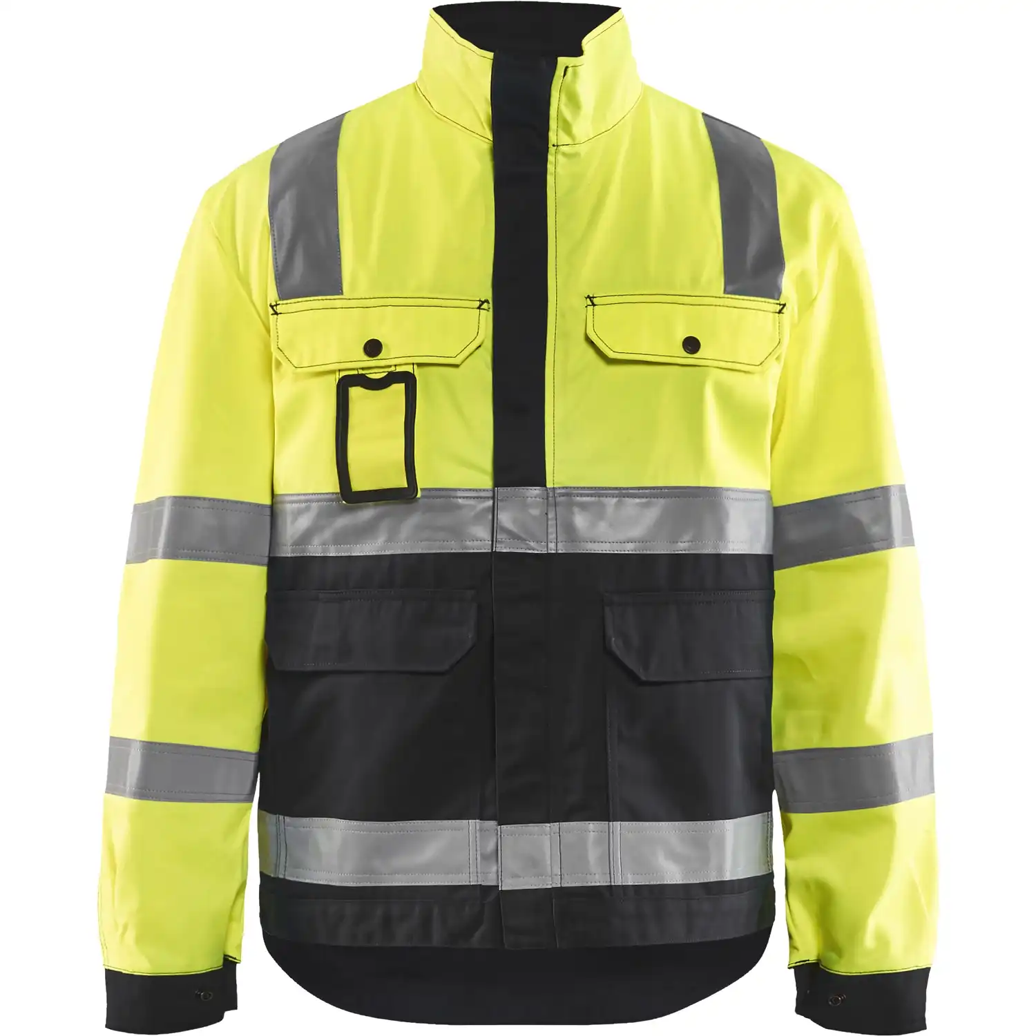 Warnschutz-Bundjacke "4023" in gelb/schwarz, L - Thumbnail 1
