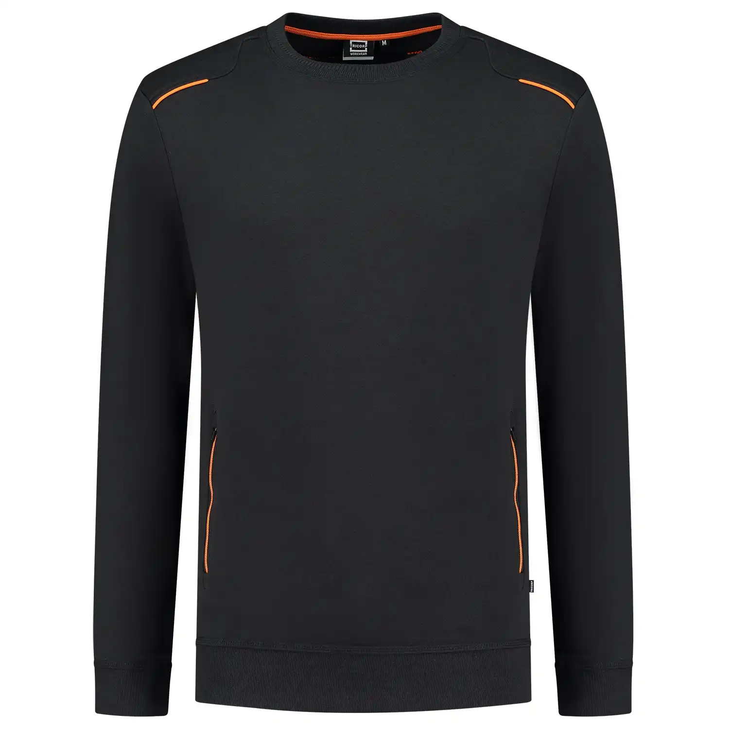 Sweatshirt "302703" Accent in black/orange, XS - Thumbnail 1