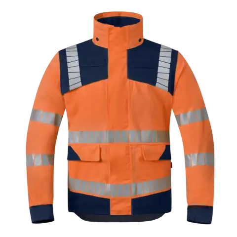Multinorm Parka "50455" Multiprotector+ in orange/marine, M - Bild 1