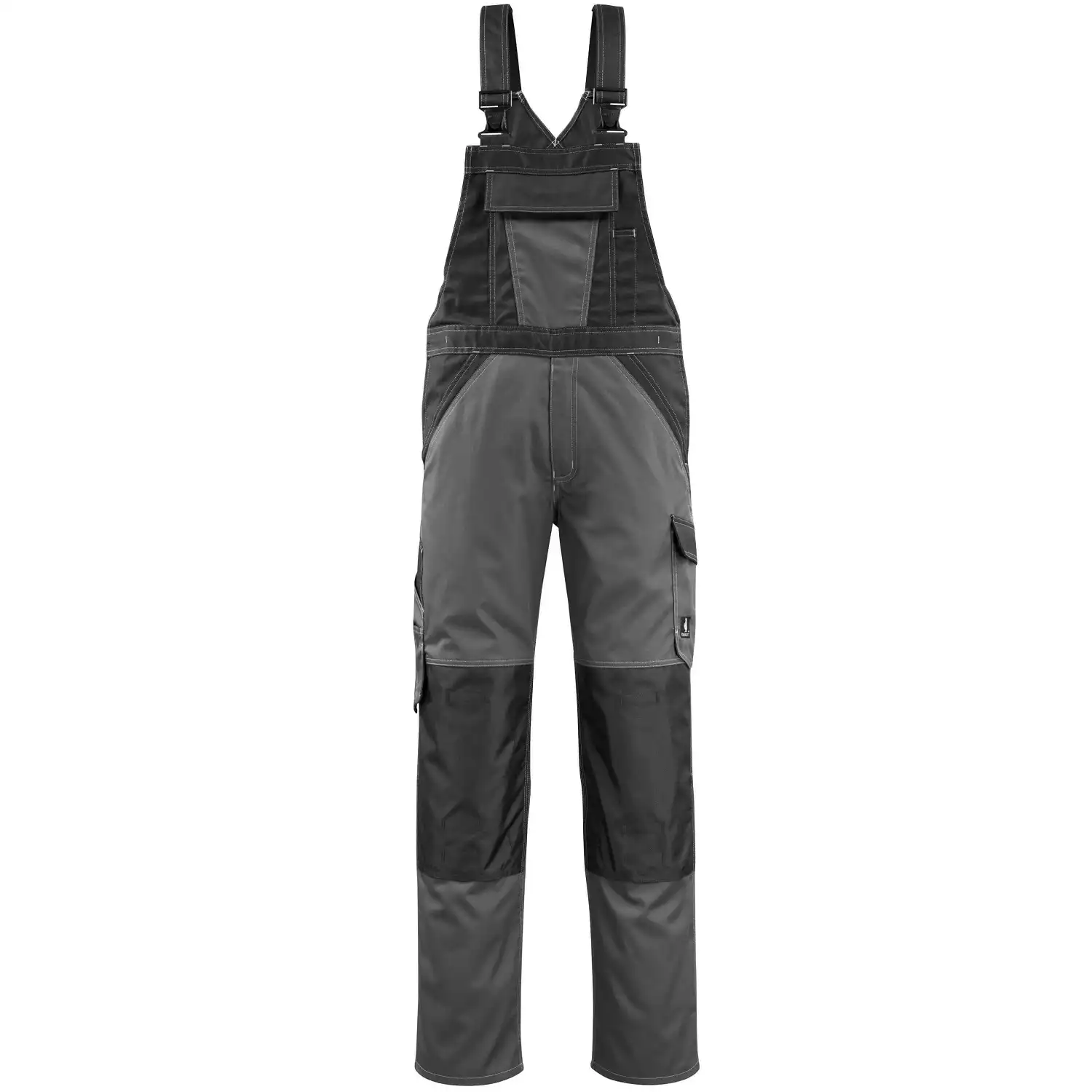 Latzhose "LEETON" Light in dunkelanthrazit/schwarz, 82C42 (EU 42) - Bild 1