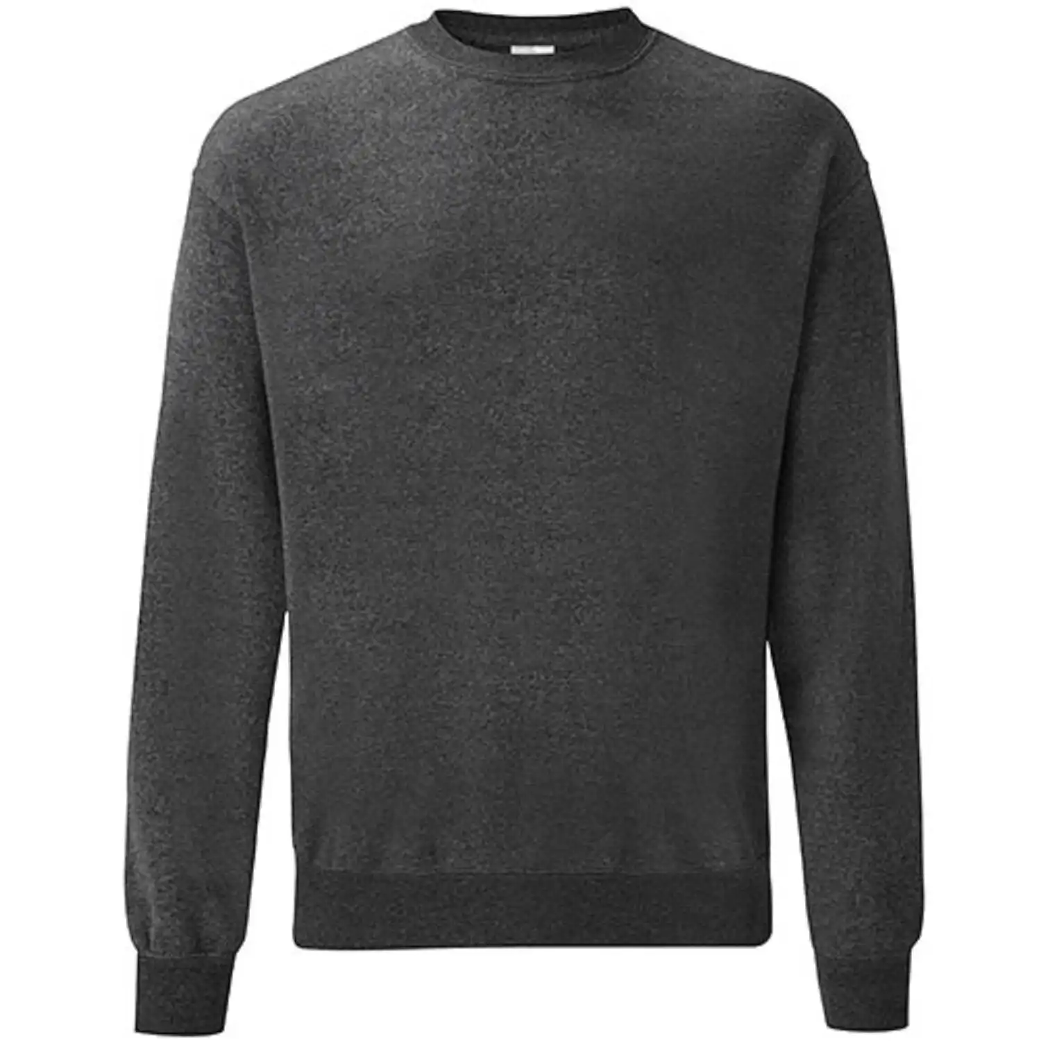 Sweatshirt "F324" Classic Set-In in dark heather grey, L - Bild 1