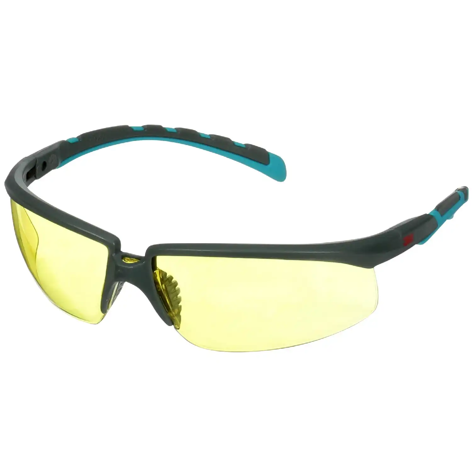 Schutzbrille Solus™ S2003SGAF-BGR grau/türkise Bügel, gelbe Scheibe - Bild 1