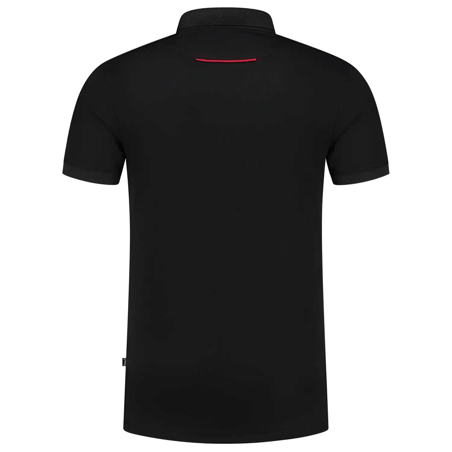 Polo-Shirt "202703" Accent in black/red, S - Thumbnail 2