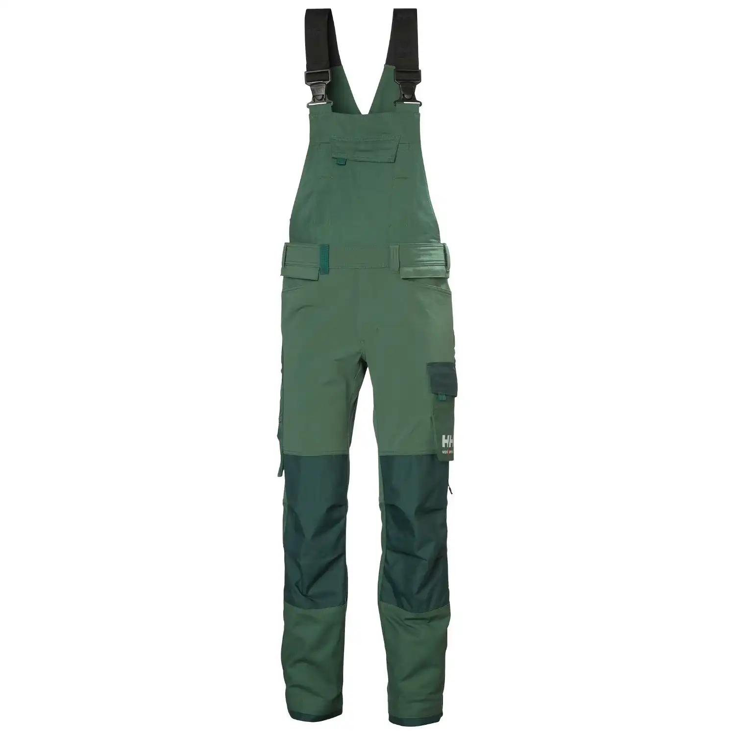 Stretch Latzhose "OXFORD 4X HH CONNECT™ BIB" in fichtengrün/dunkel fichtengrün, C146 - Thumbnail 1