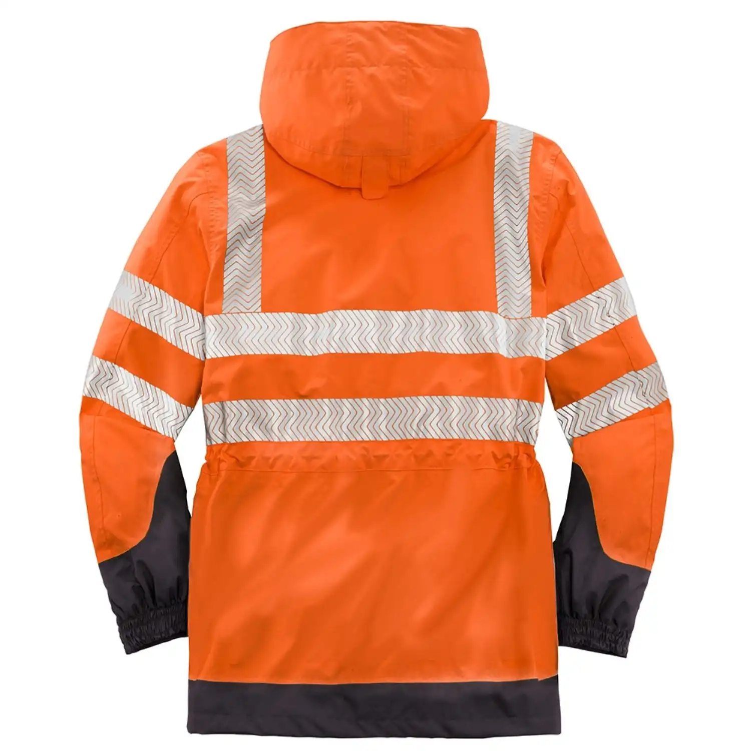 Warn- & Wetterschutzjacke "TAMPA" in leuchtorange/grau, L - Thumbnail 2