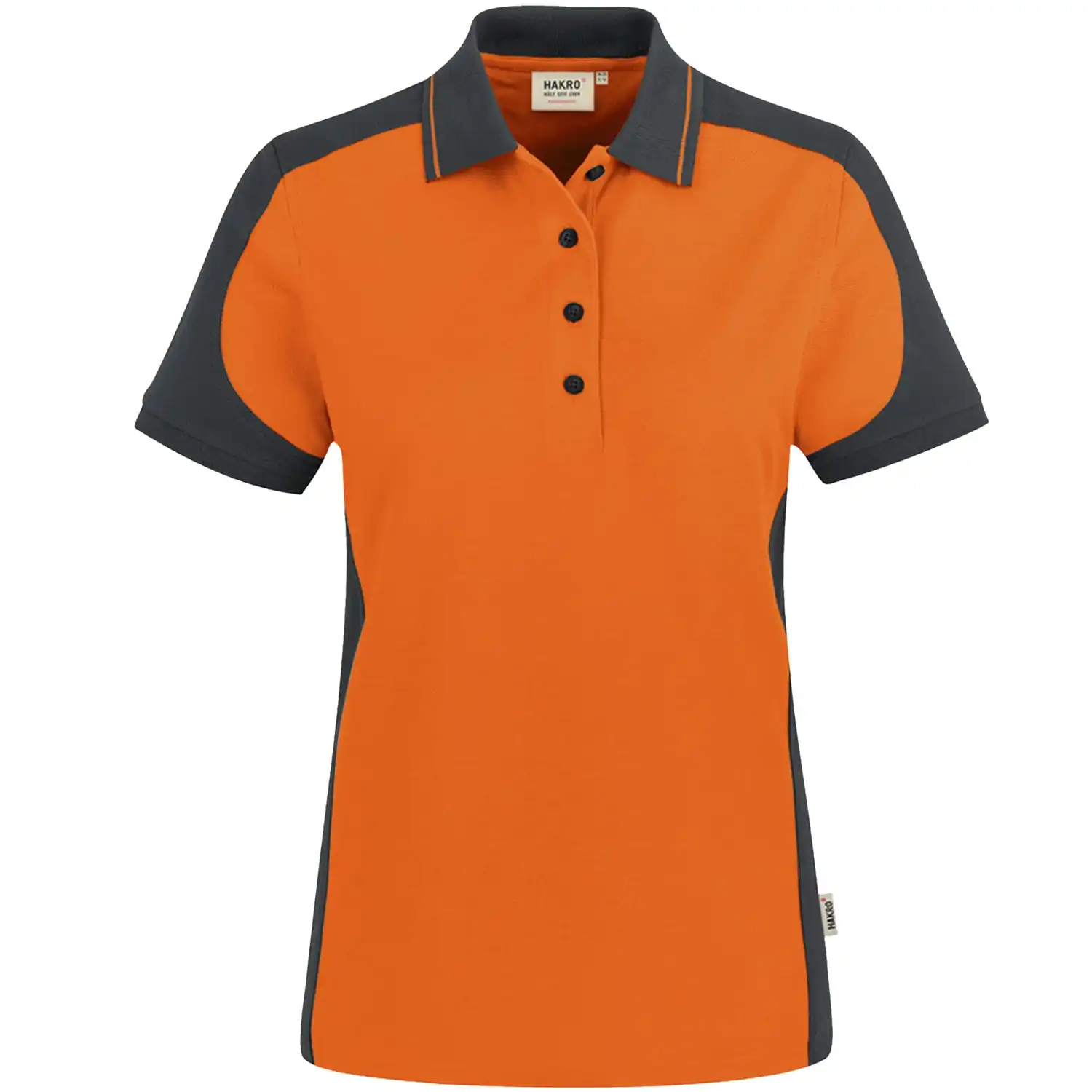 Damen Polo-Shirt "CONTRAST PERFORMANCE" 239 in Orange, L - Bild 1