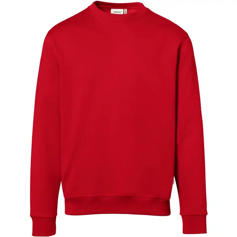 Bio Sweatshirt "570" GOTS in Rot, L - Thumbnail 1