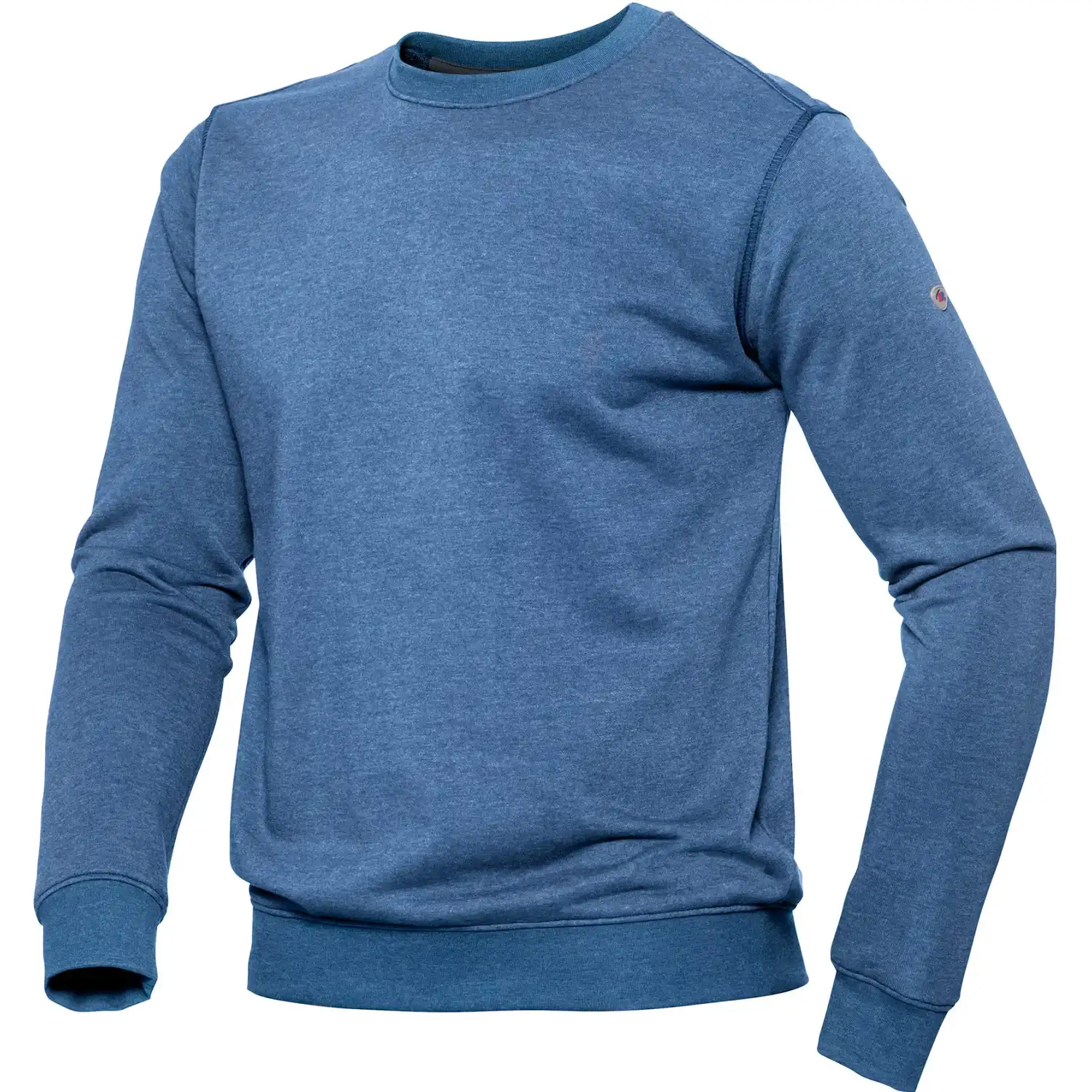 Sweatshirt "1720-293" Essentials in azurblau, M - Bild 1