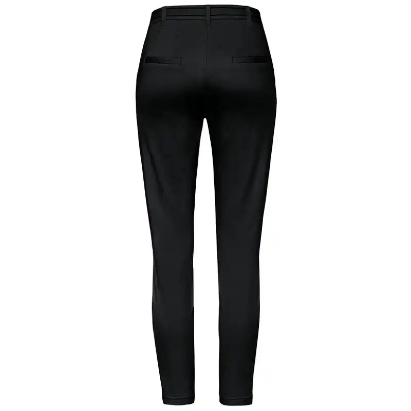 Damen Chino 7/8 Hose Stretch "720" in schwarz, L - Thumbnail 2