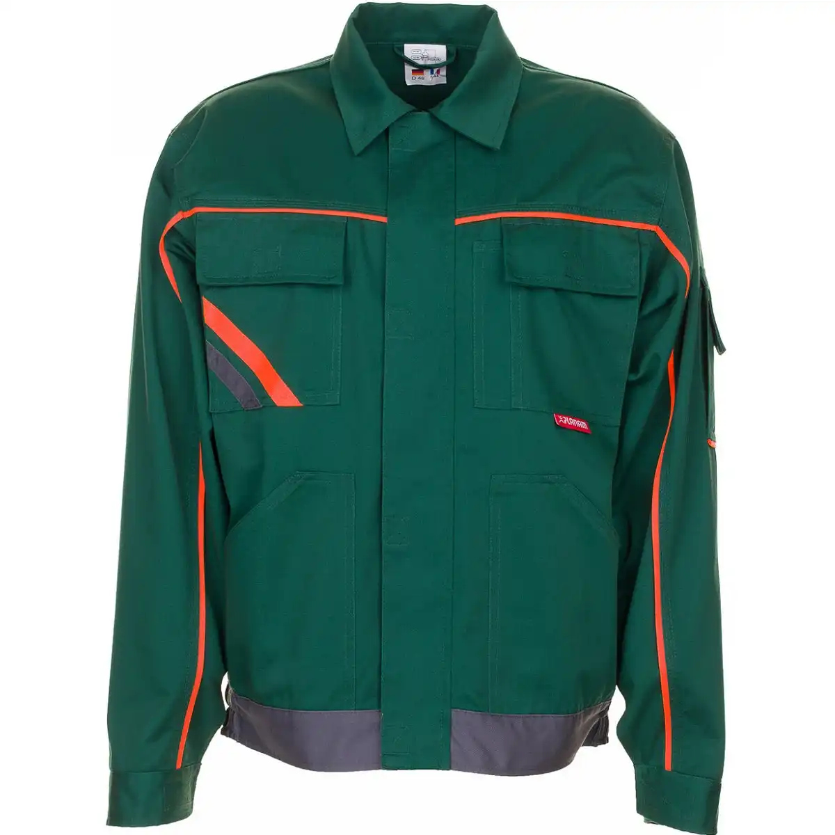Bundjacke "VISLINE V2" in grün/orange/schiefer, 42 - Bild 1