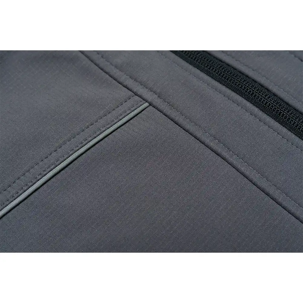 Softshelljacke "HIGHLINE" in schiefer/schwarz/rot, 4XL - Thumbnail 5