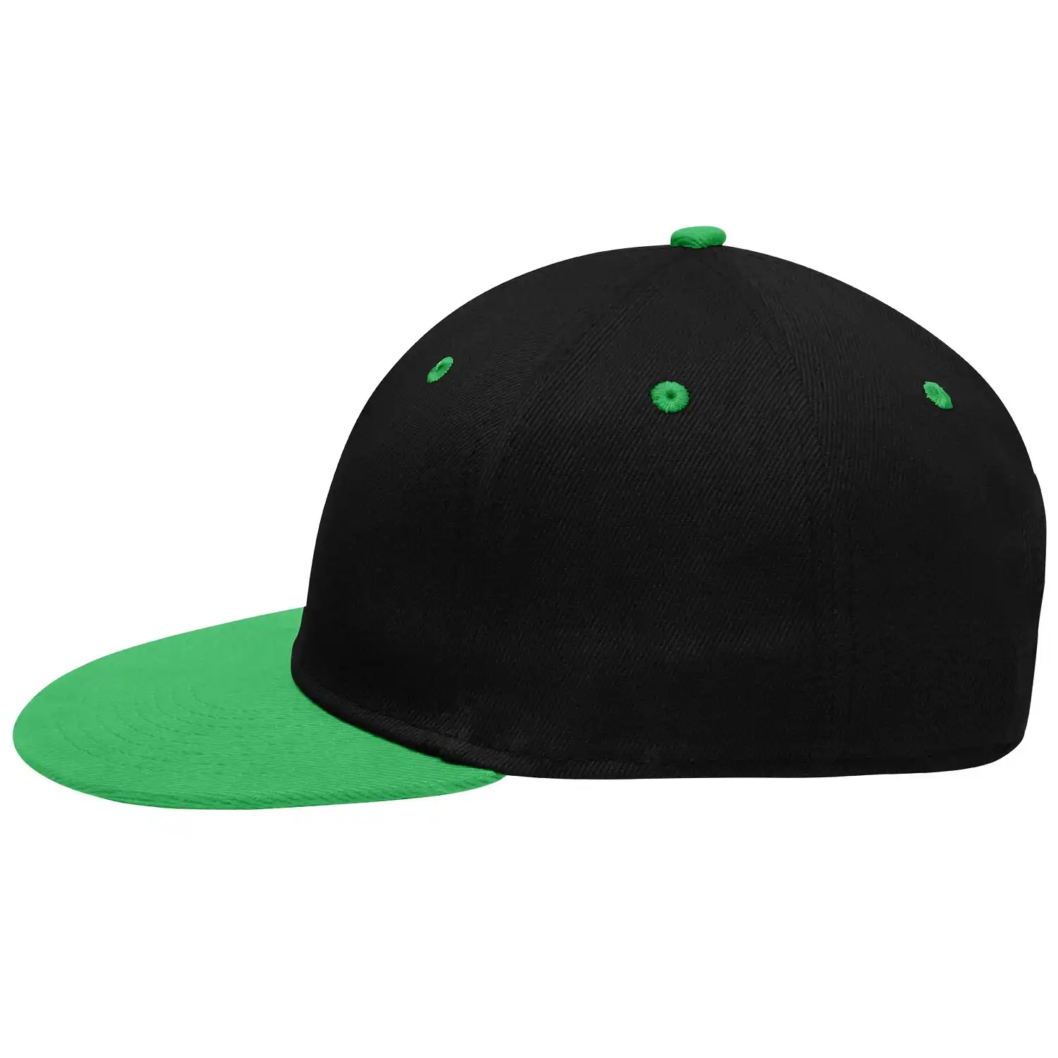 Basecap Pro "MB6581" 6-Panel in black/fern-green - Bild 1