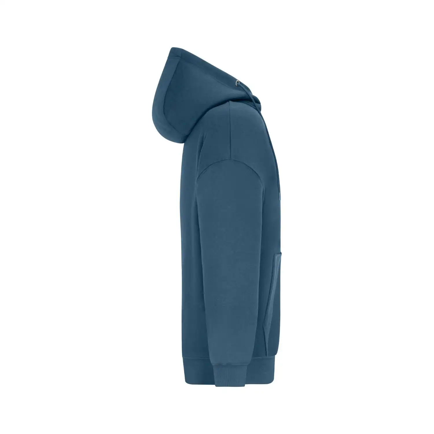 Unisex Kapuzen-Sweatjacke "OVERSIZED HOODED JACKET" 8043 in blue, M - Thumbnail 4