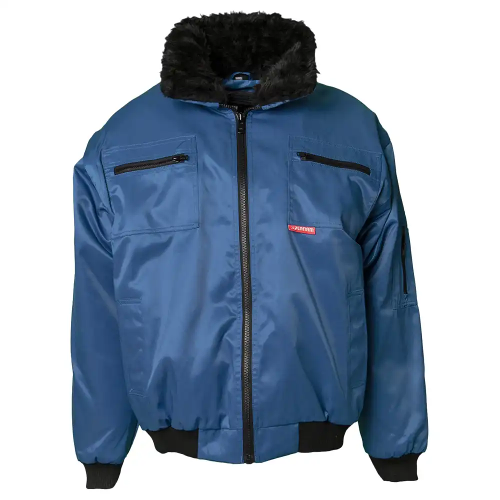 Winter-Comfort Jacke "GLETSCHER" Outdoor in kornblau, L - Bild 1