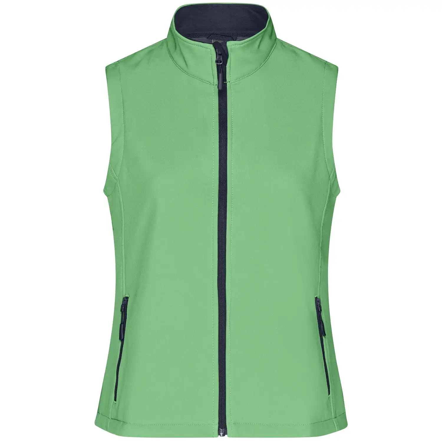 Damen Promo Softshellweste "JN1127" in green/navy, XXL - Bild 1