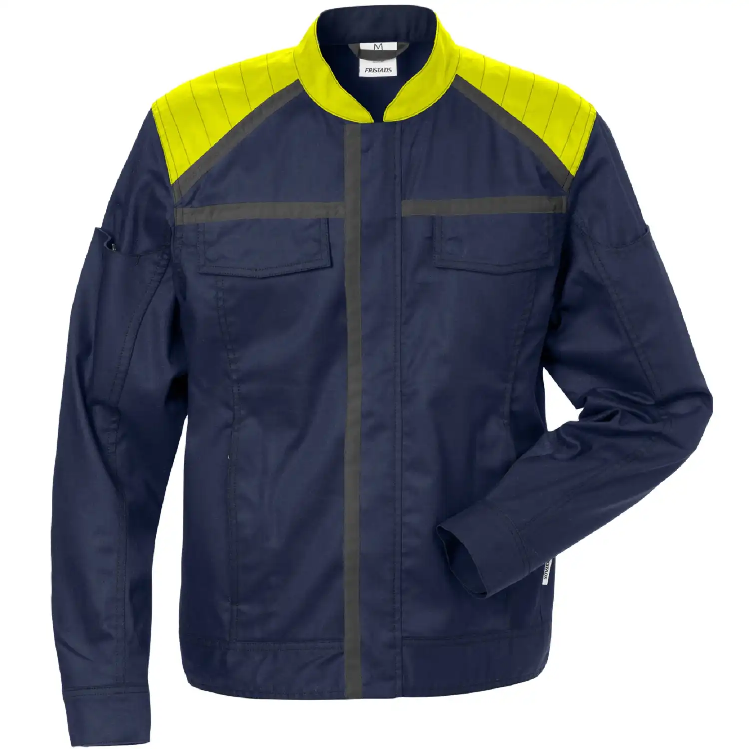 Damen Bundjacke "4556 STFP" Fusion Skarup in marine/gelb, XS - Thumbnail 1