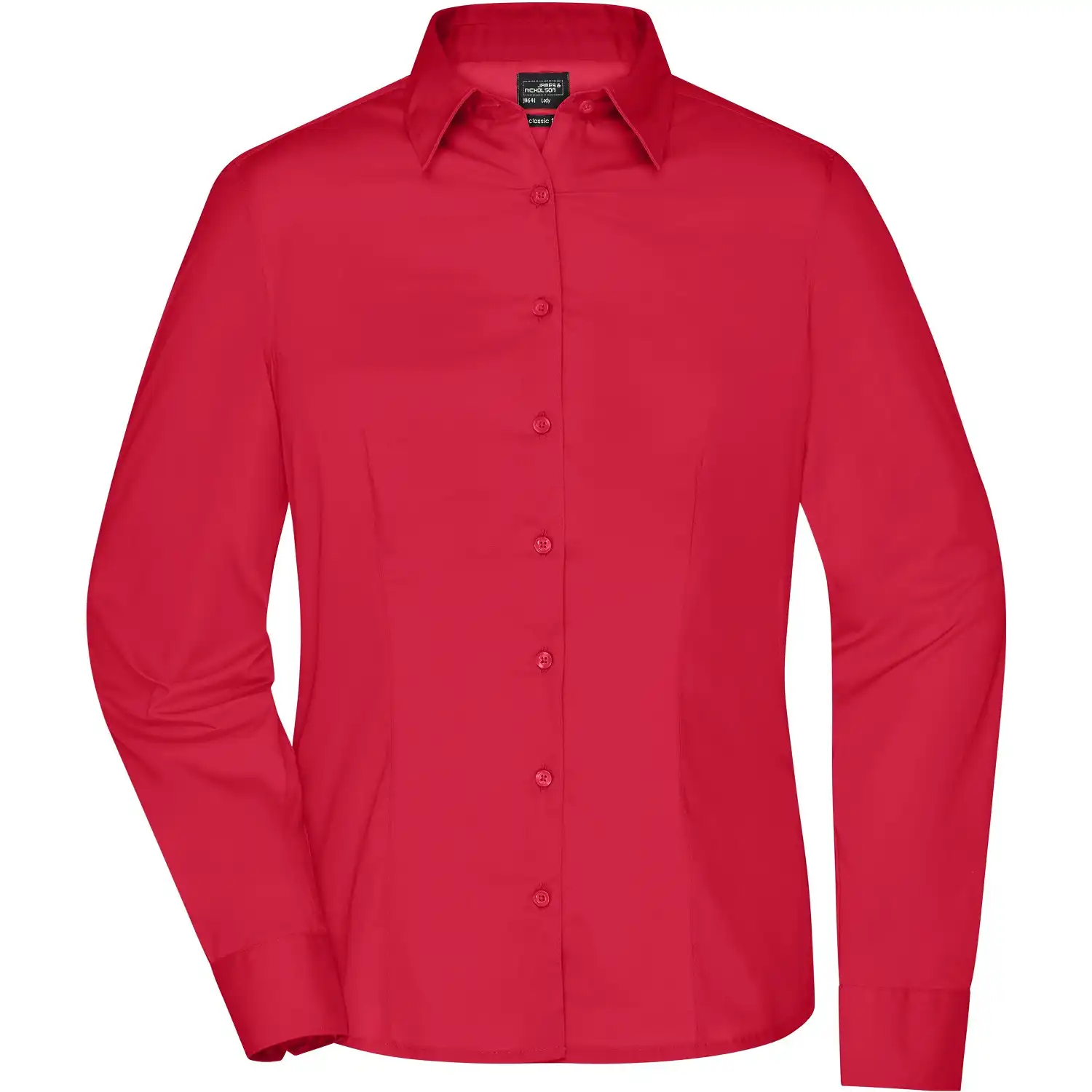 Damen Business Bluse "JN641" in red, 3XL - Bild 1