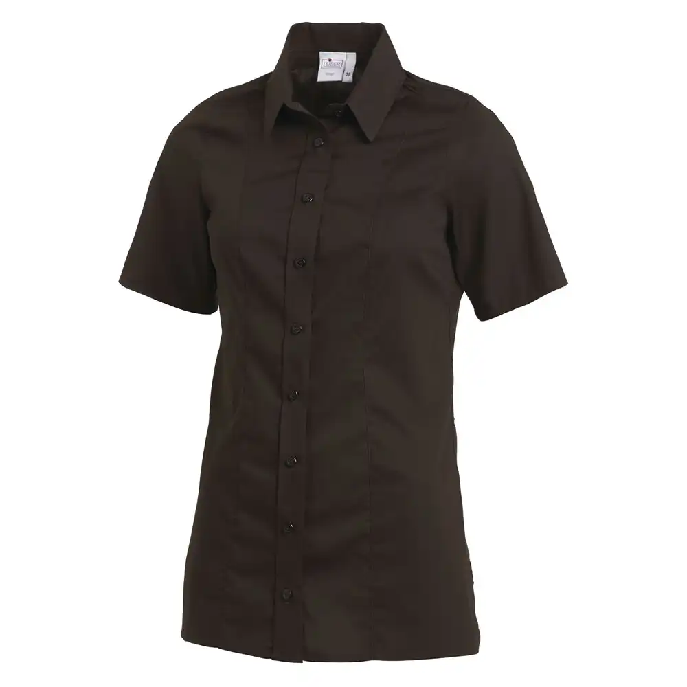 Bluse Halbarm "08/1236" in chocolate, 48 - Bild 1