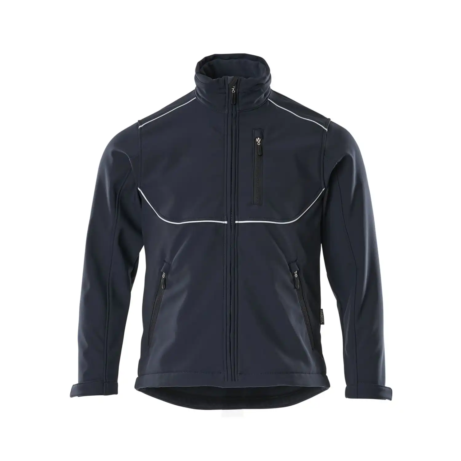 Softshelljacke "TAMPA" Industry in schwarzblau, XXL - Bild 1