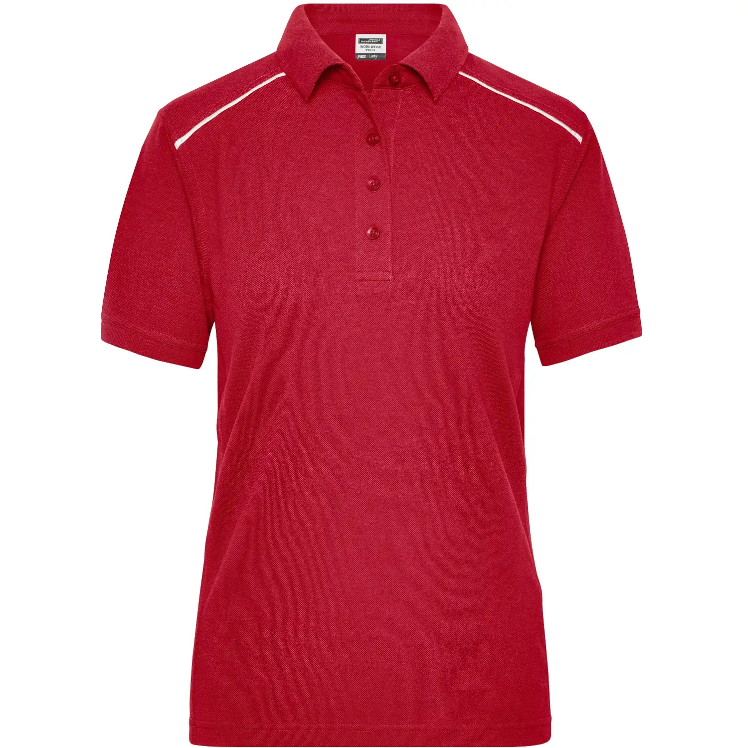 Damen Funktions Polo-Shirt "JN891" UV-Schutz in red, 3XL - Bild 1