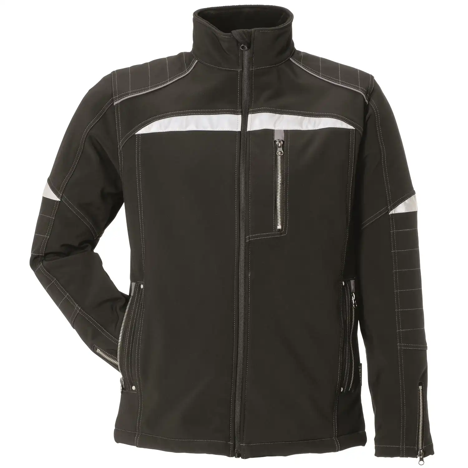 Softshelljacke "DURAWORK" in schwarz/grau, L - Bild 1
